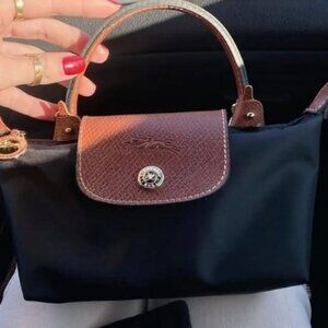Black and Brown Women's Handbag Longchamp